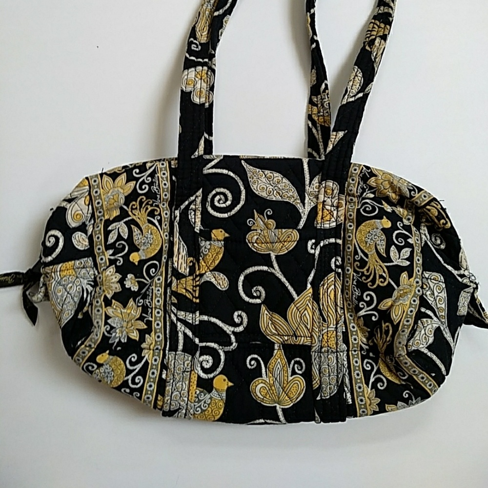[Vera Bradley] Yellow bird print small purse